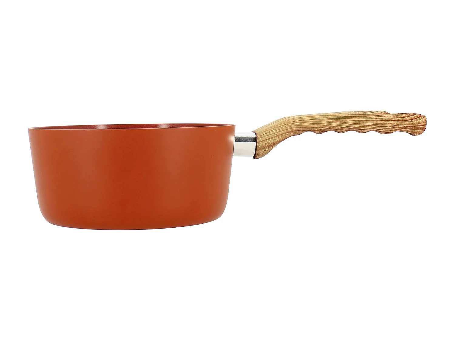 Menastyl - Casserole Colorama 20cm En Aluminium Recycle Brique Induction
