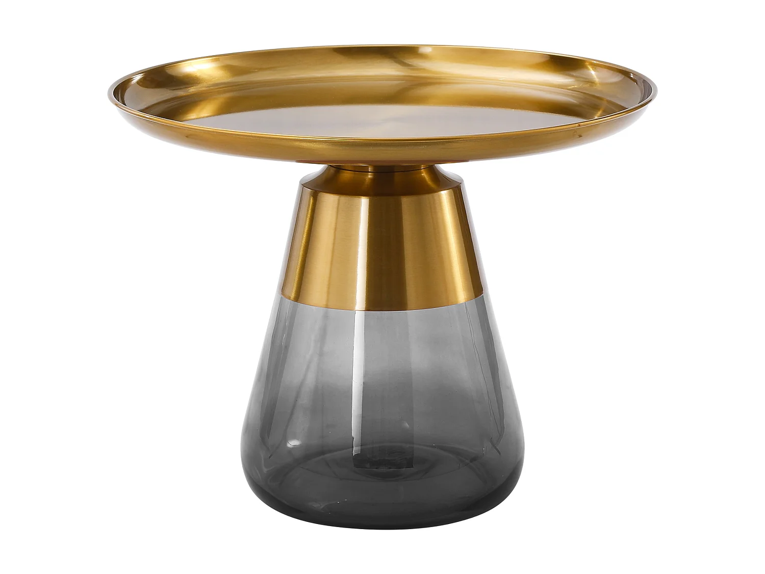 Table basse TIFFANY A en or/gris