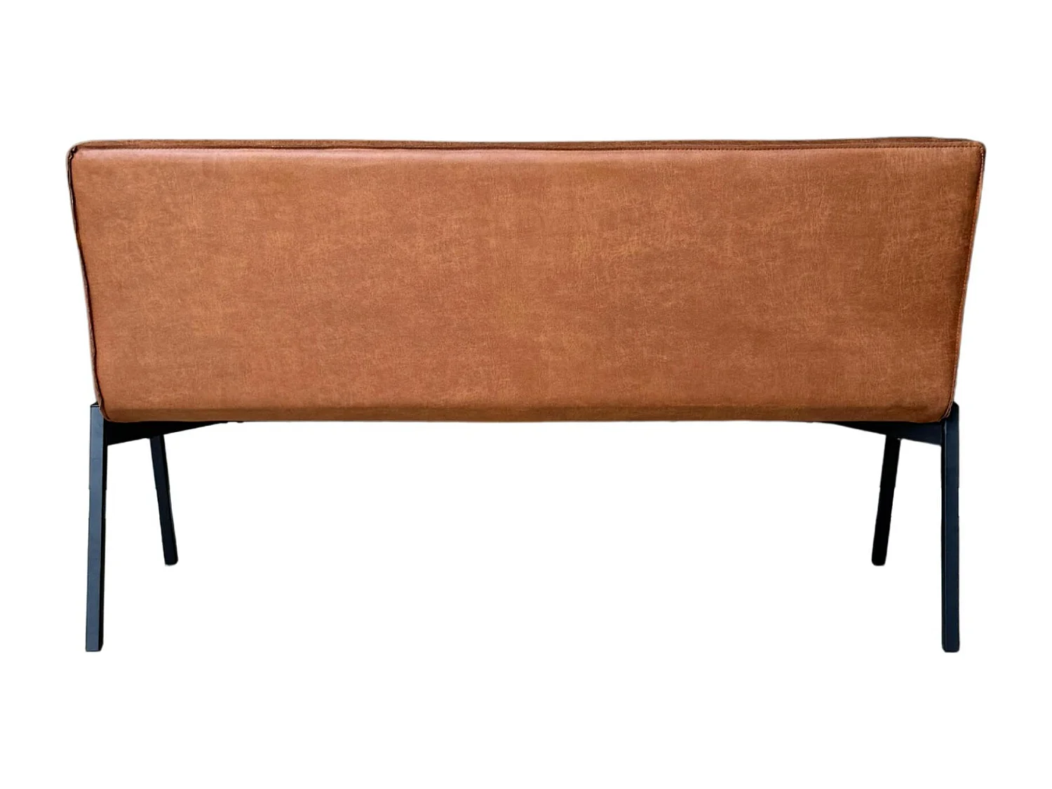 Banc de table à manger cognac à bandes 155 cm CORTINA