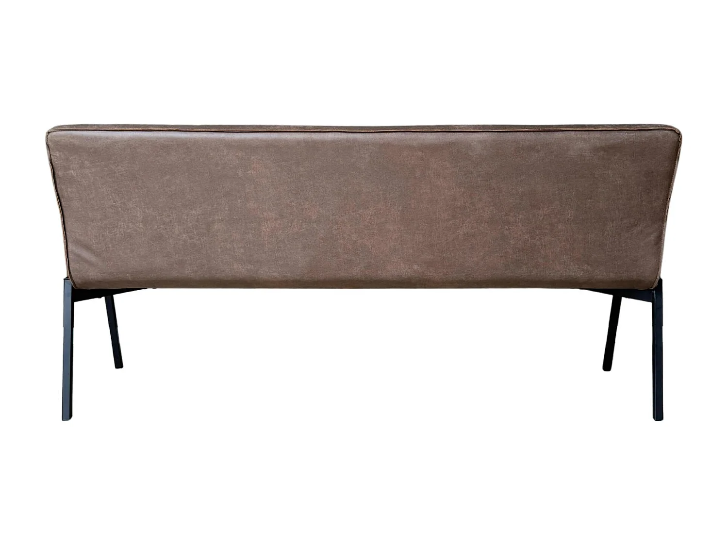 Banc de table à manger marron à bandes 185 cm CORTINA