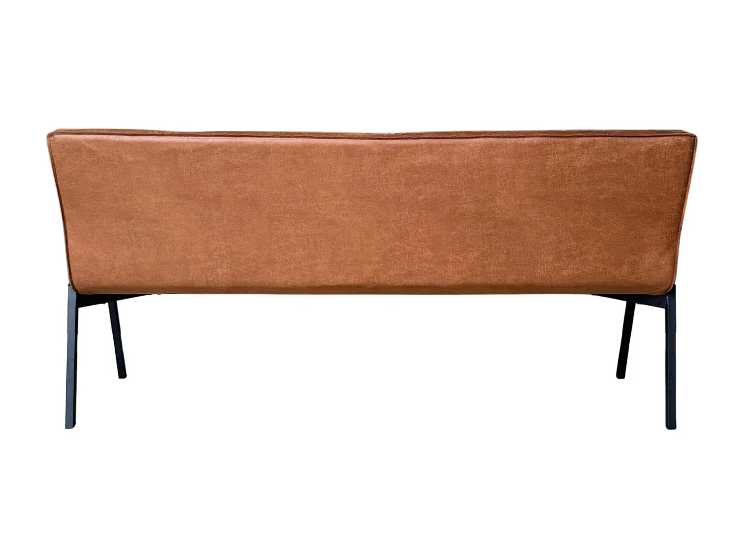 Banc de table à manger cognac à bandes 185 cm CORTINA