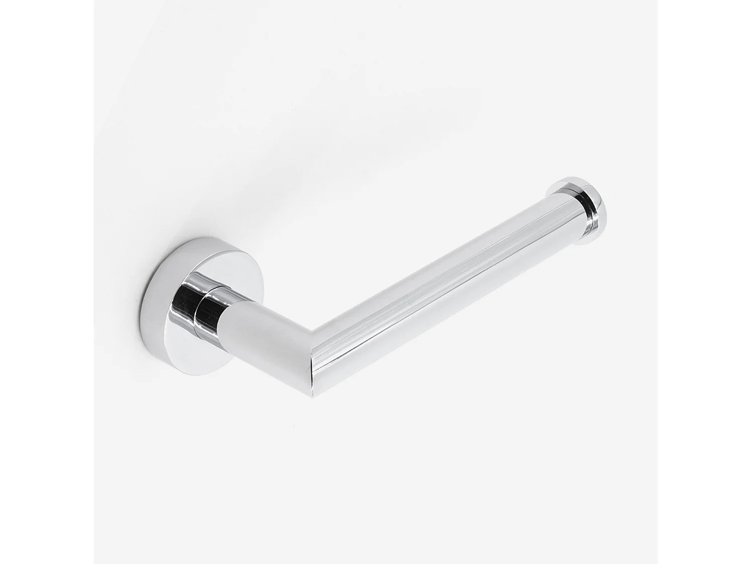 Dérouleur papier wc coudé inox brillant - Hotel - Bath Bazaar - BATHBAZAAR