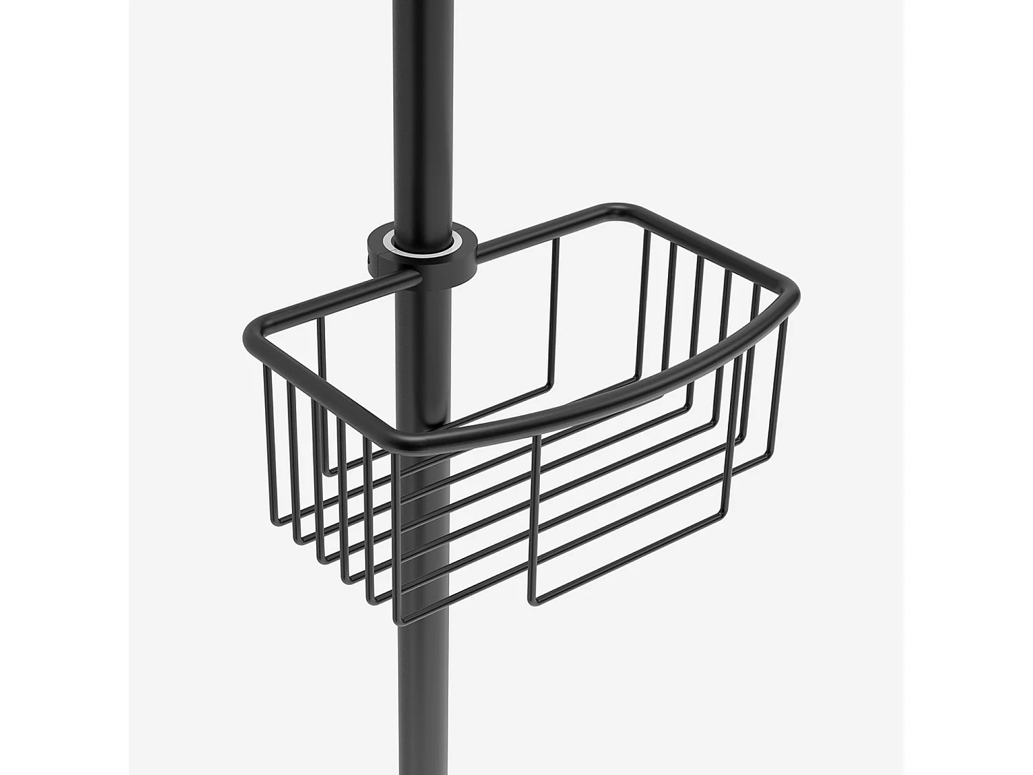 Panier barre de douche REMIX noir mat - BATHBAZAAR