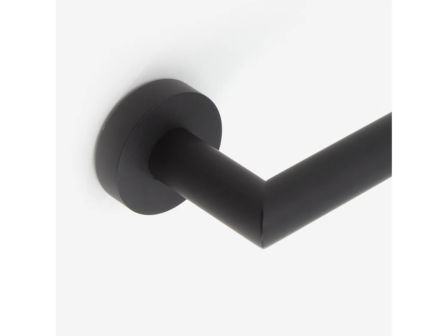 Dérouleur papier wc coudé noir mat - Chicago - BATHBAZAAR