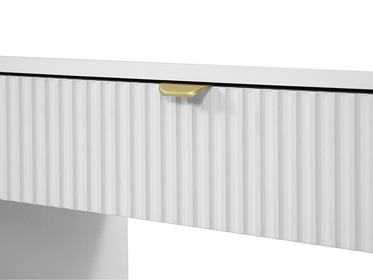 Bureau Comfivo Papilio, Avec tiroirs, Nombre de tiroirs: 5, 76x120x55cm, Beige