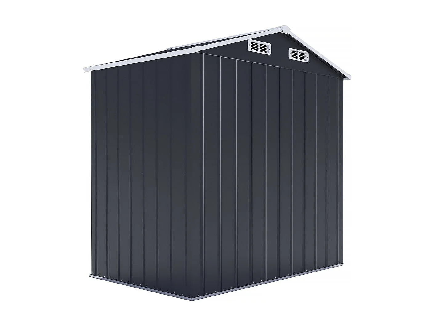 Abri de jardin en métal avec porte coulissante "Boston" - 2,17 m² - Gris