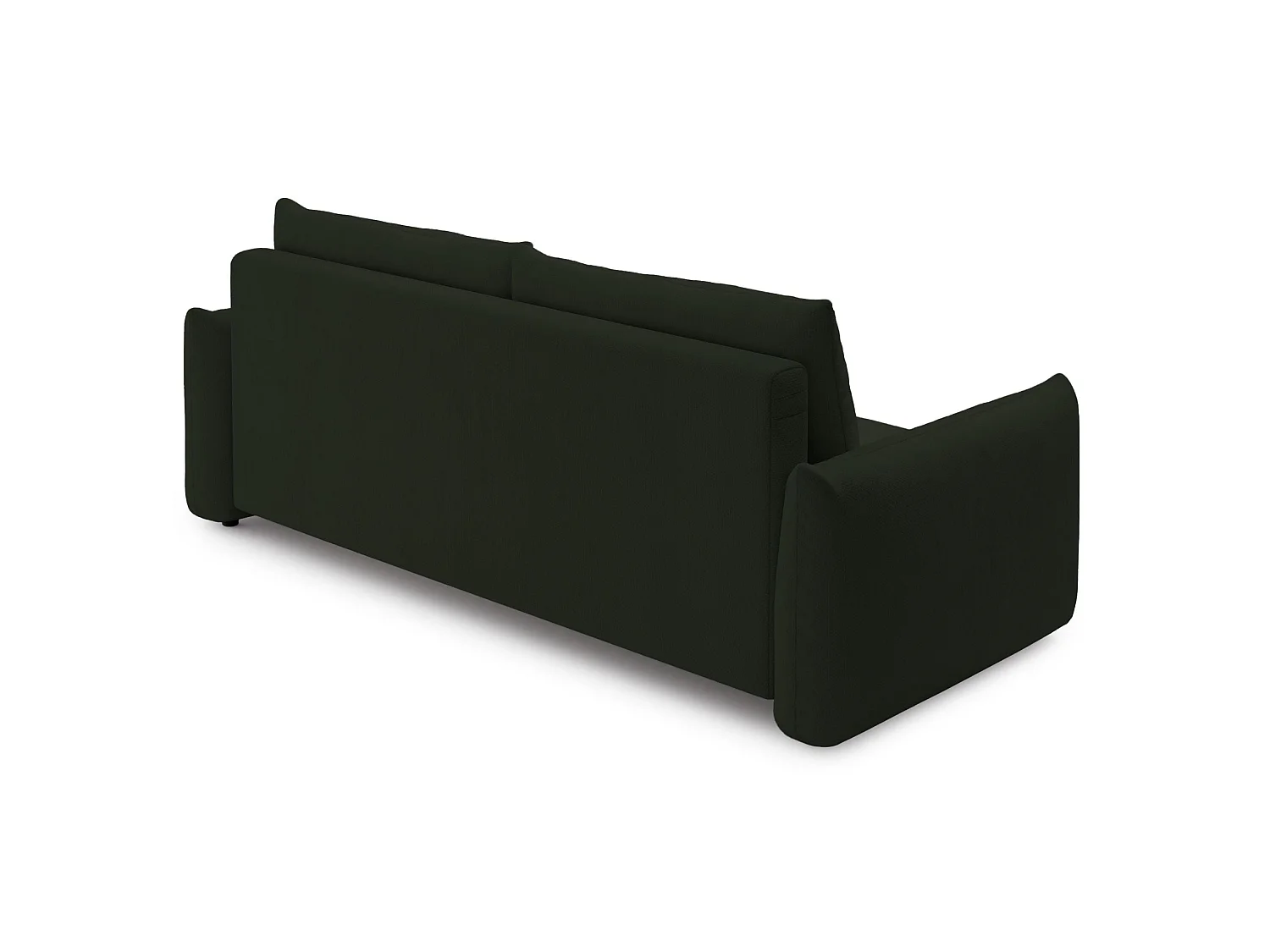 3-zits slaapbank – chenille – opbergruimte – Groen – THEOLLA