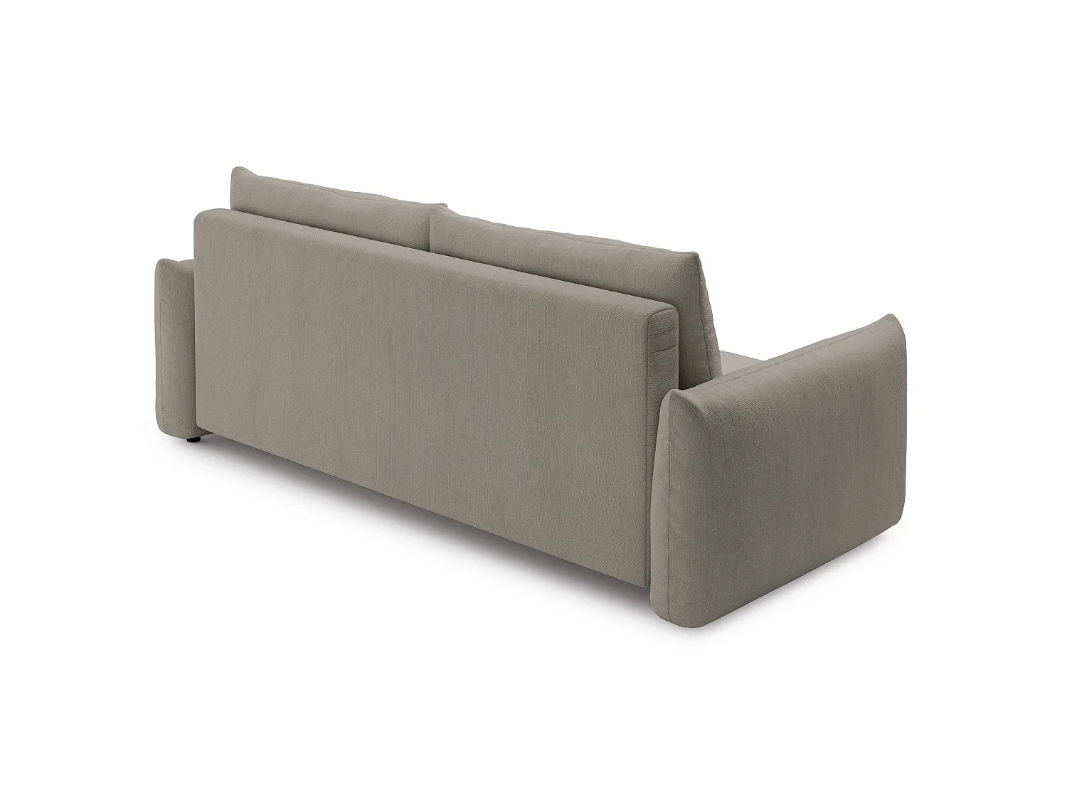 3-zits slaapbank – chenille – opbergruimte – Beige – THEOLLA