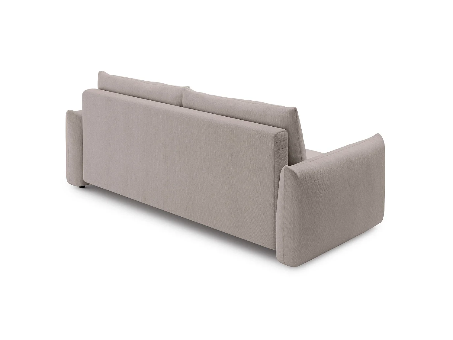 3-zits slaapbank – chenille – opbergruimte – Lichtbeige – THEOLLA