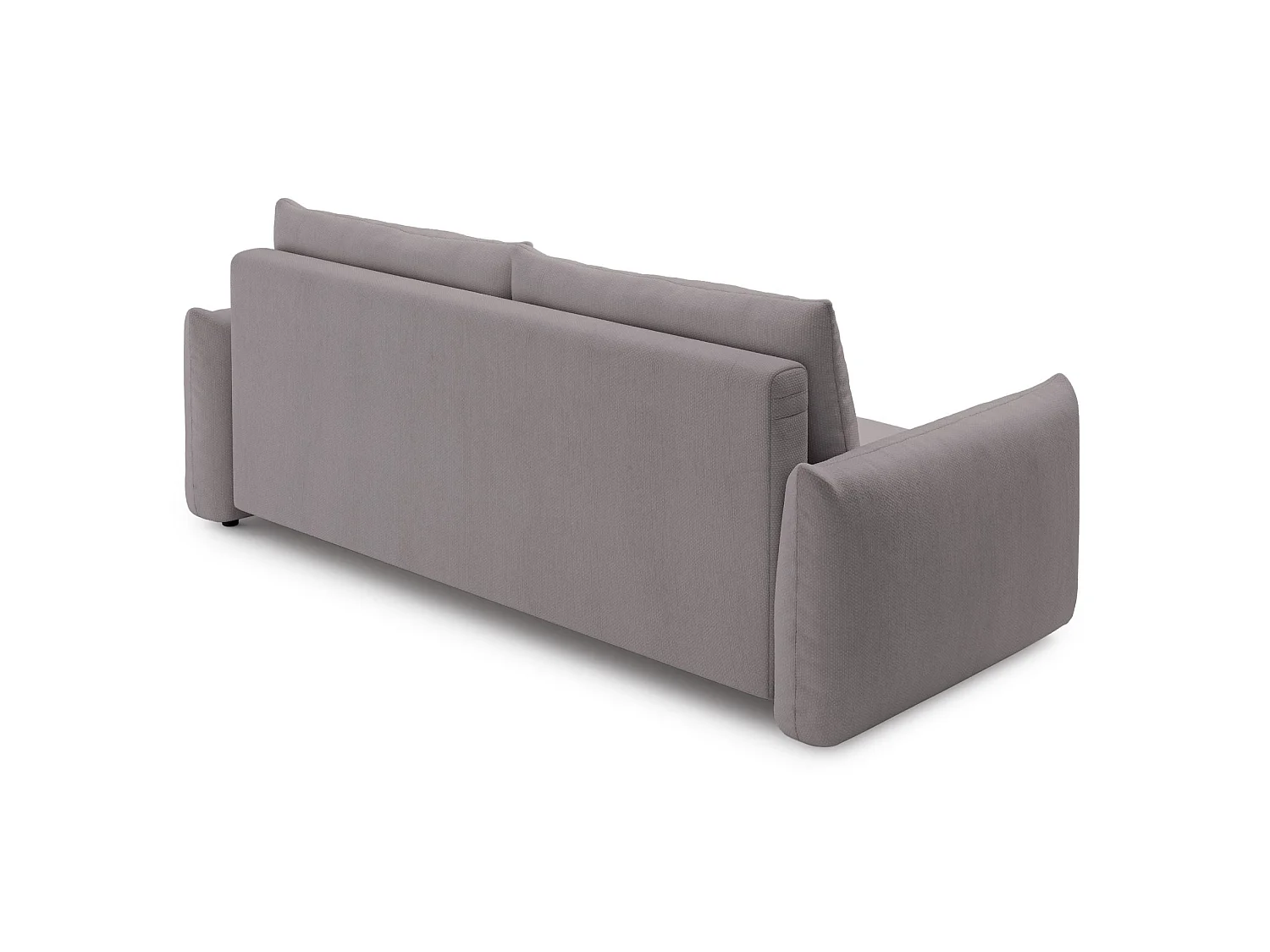 3-zits slaapbank – chenille – opbergruimte – Grijsbeige – THEOLLA