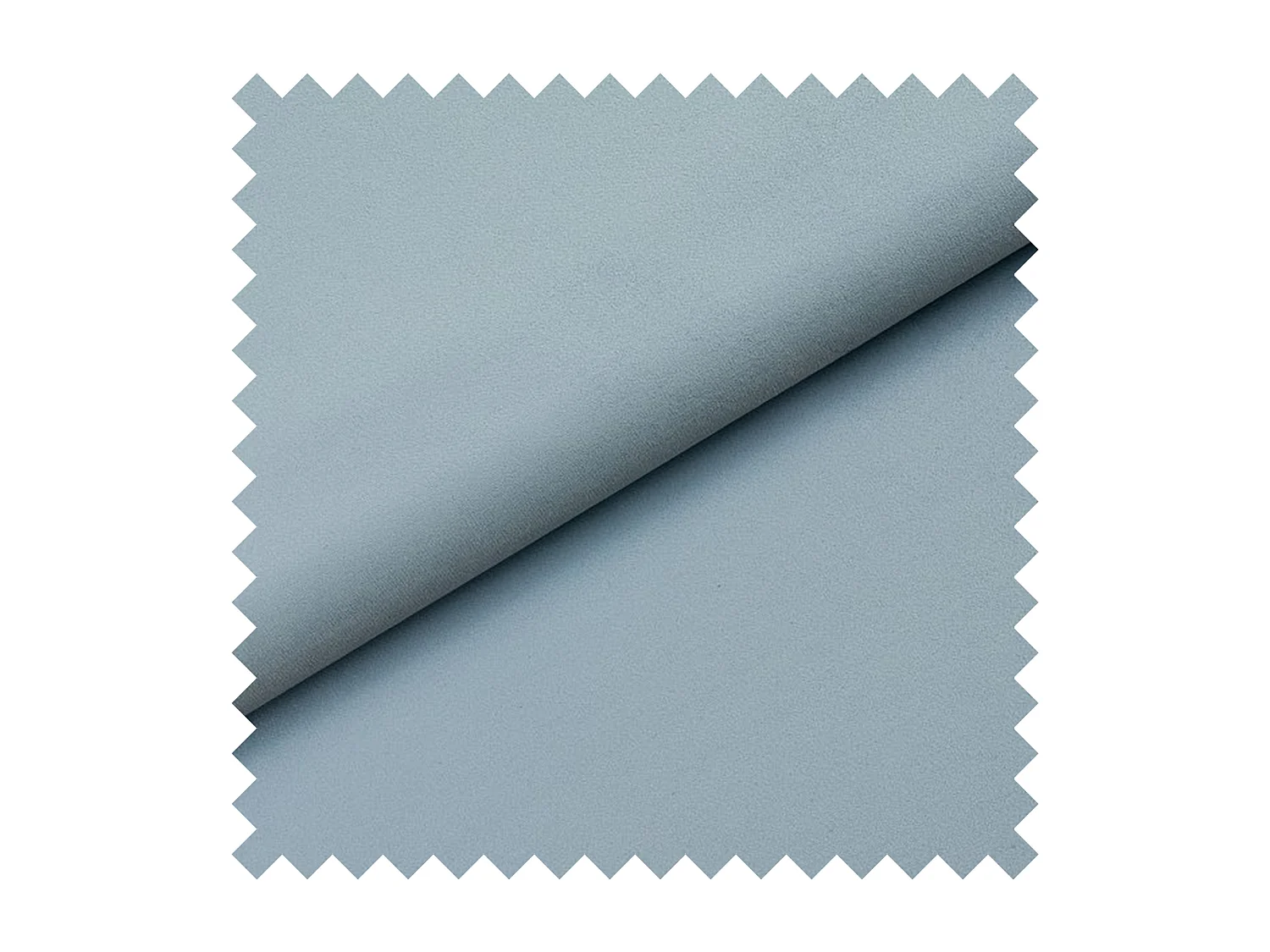 Tienerbed 90x200 met hoofdbord links – velours – lichtblauw – FANKO