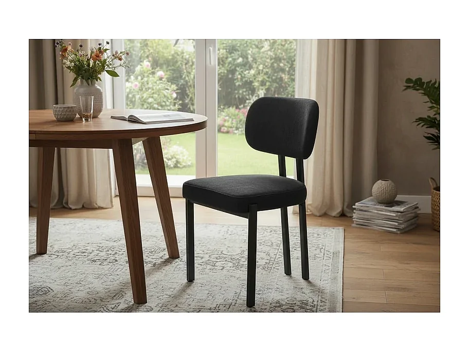 Chaise KELIS Noir Élégance