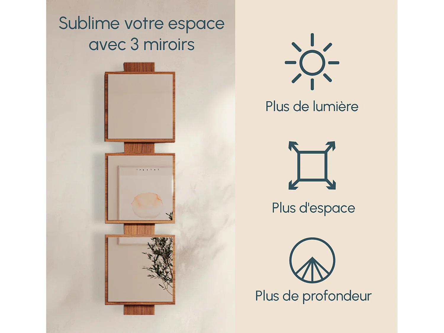 Recibidor para Entrada Pasillo en Nogal Ambar 99x22x145cm Neo