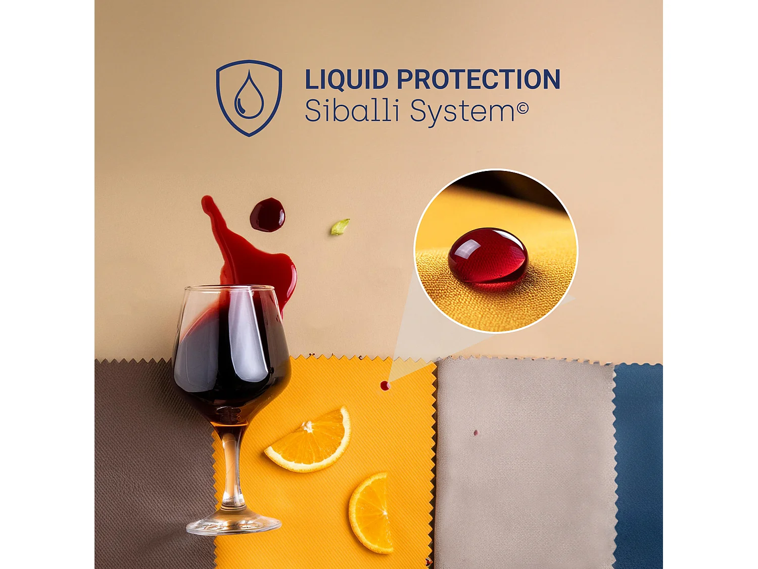 Hoekbank RAGGIO van fluweel met slaapfunctie Blau