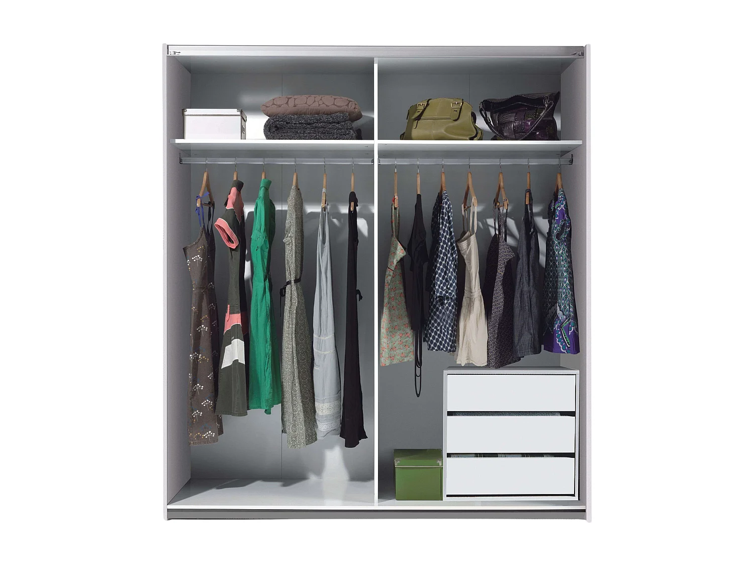 Cômoda branca, 60x57x44 cm