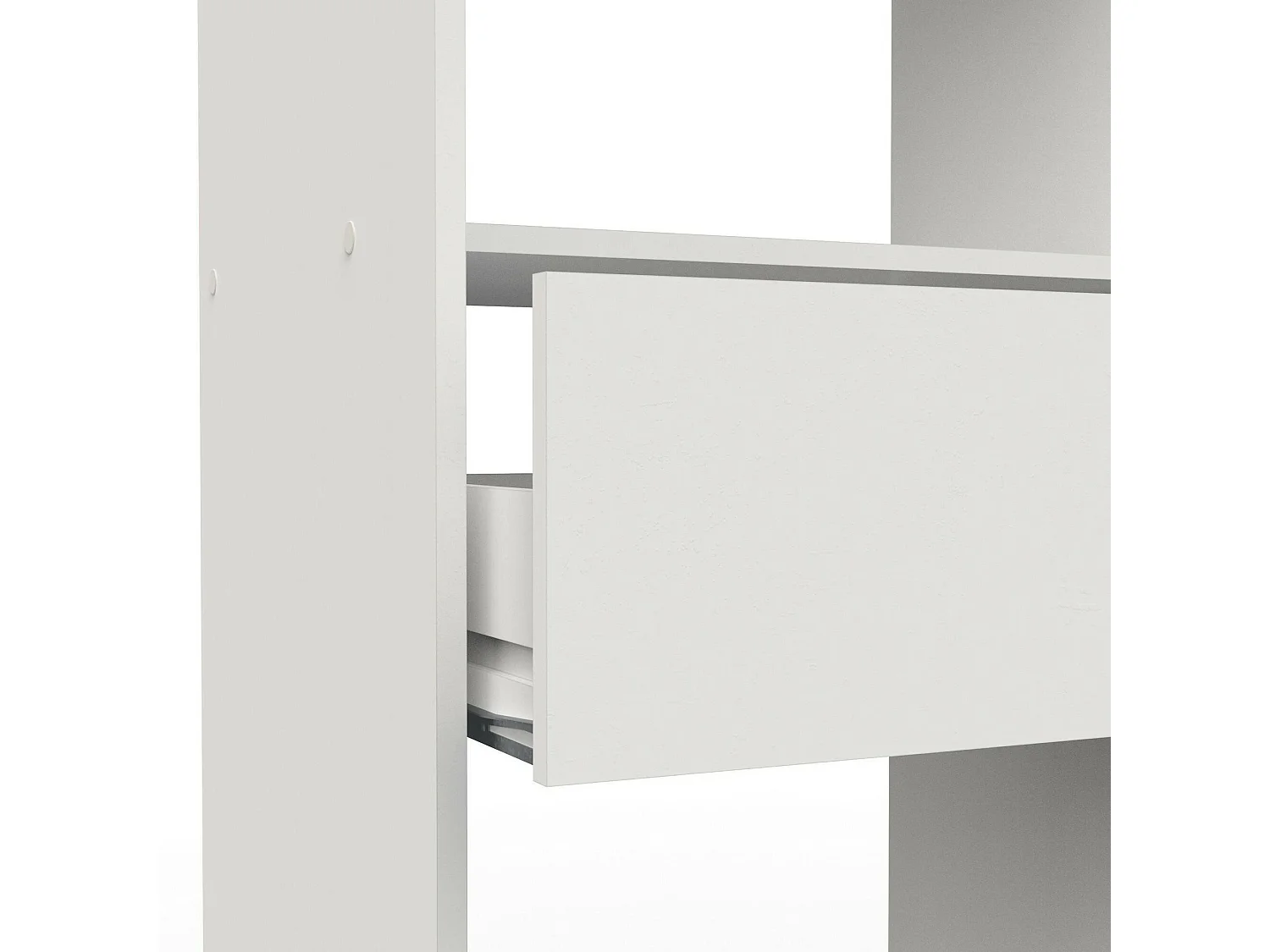 GroÃŸer Kleiderschrank Dcourtne, Schlafzimmermöbel, Schrank, Garderobe, 167x50 h192 cm, MattweiÃŸ