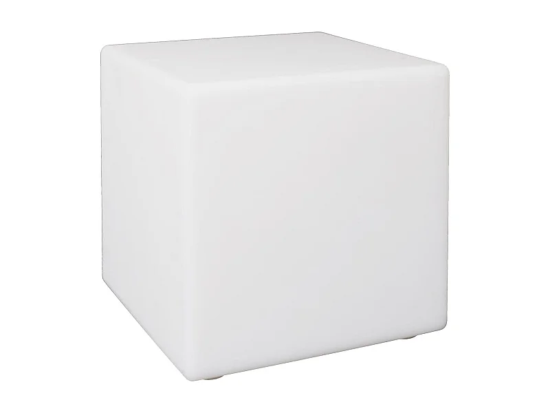 Lampe Cube Sans Fil Blanche Intérieur/Extérieur Eclairage Multicolore avec Télécommande - PHUKET