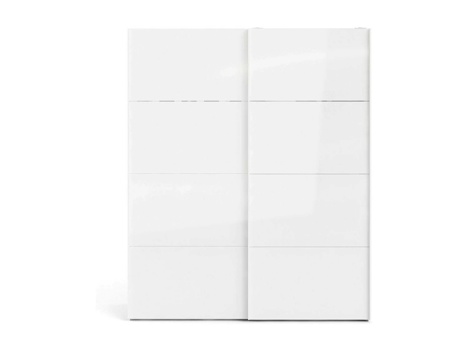 Garde-robe 2 portes Dvergan, Meubles de chambre, Penderie de plain-pied, Placard à vêtements, 182x62 h220 cm, Blanc