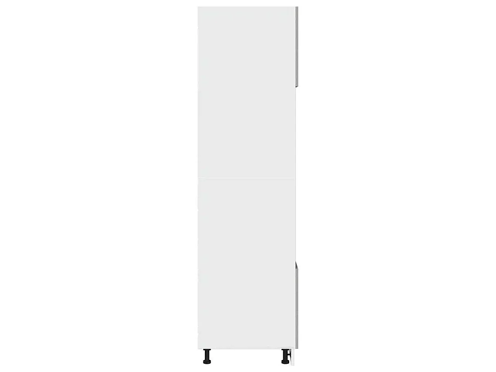 Magnetronkast Lyon 60x57x207 cm bewerkt hout betongrijs