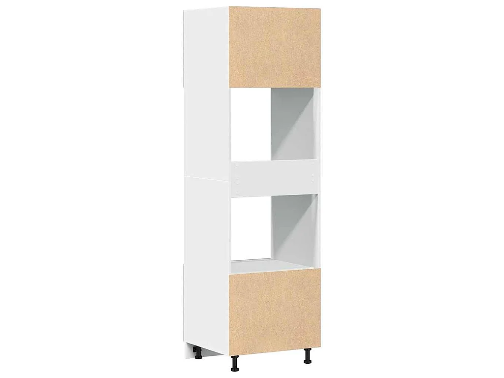 Magnetronkast Lyon 60x57x207 cm bewerkt hout betongrijs