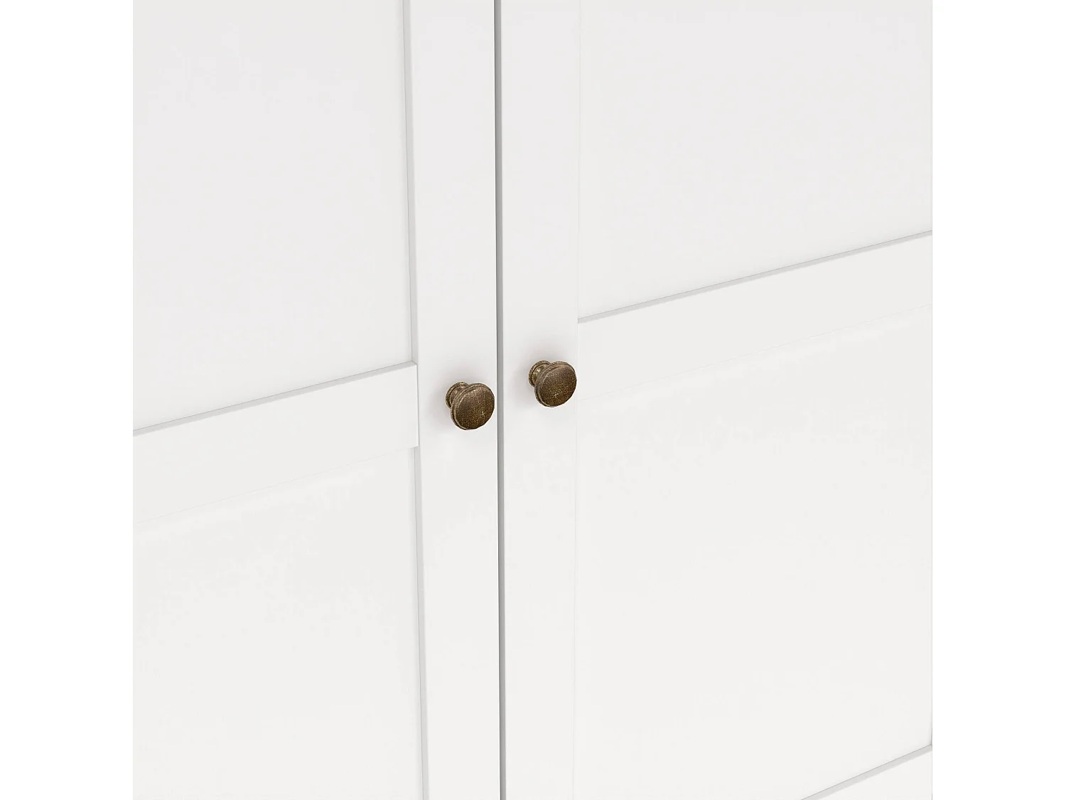 Grande Garde-robe Dsersant, Meubles de chambre, Penderie de plain-pied, Placard à vêtements, 181x61 h201 cm, Blanc