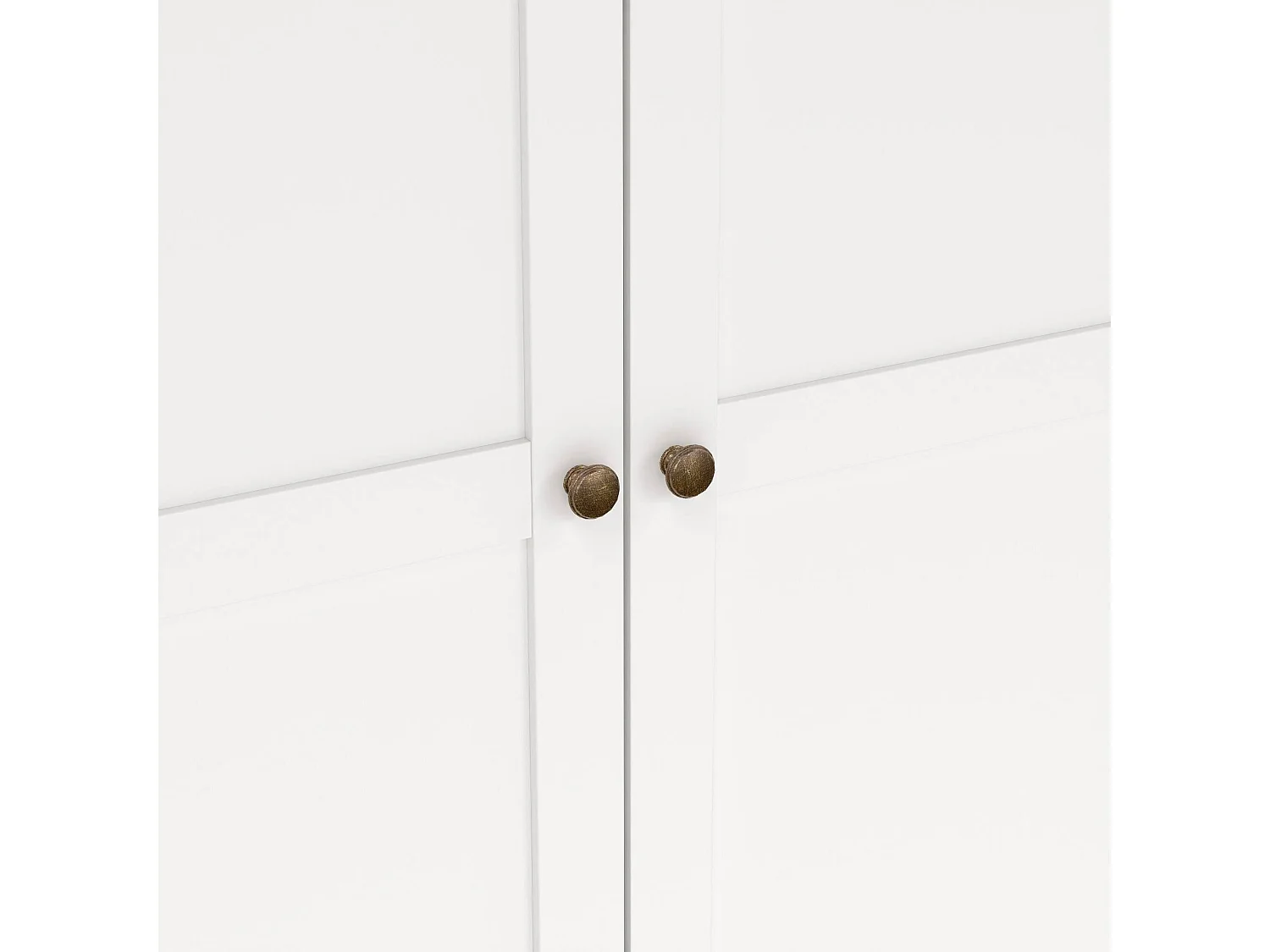 Guardaroba 2 Ante Albiolo, Appendiabiti, 60.5x200.56h cm Bianco, Armadio Camera da Letto