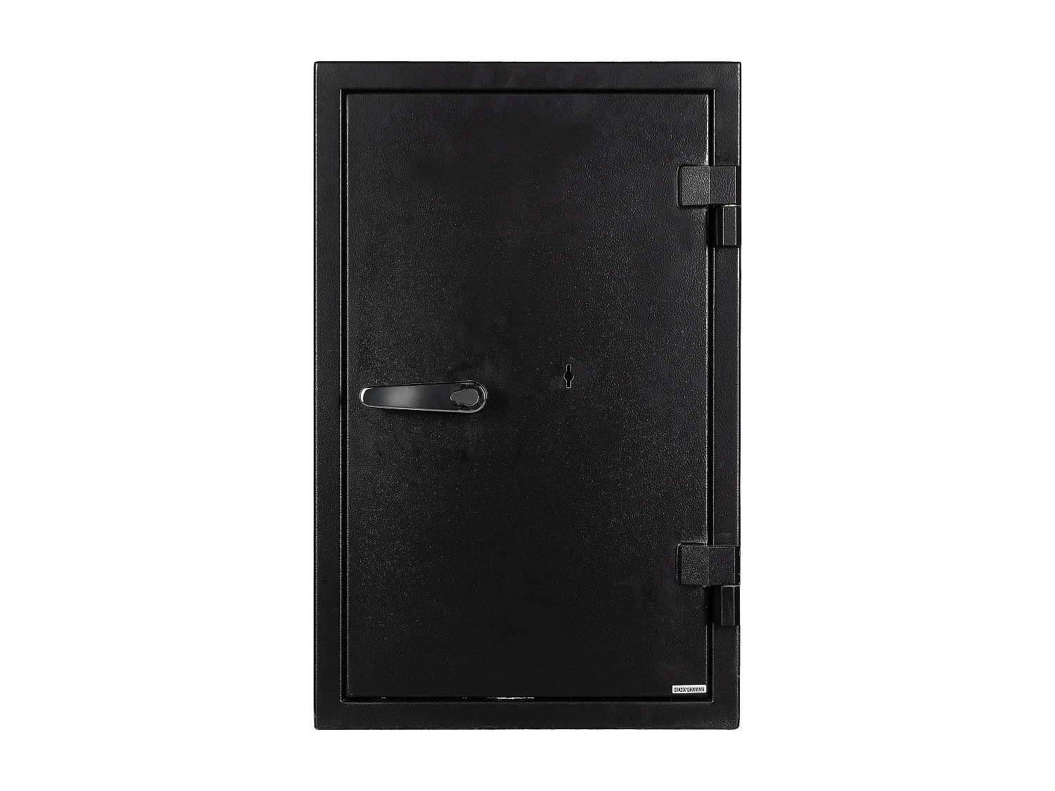 Coffre-fort S2 à clé en acier noir - anti-effraction et feu - L44 x l43,5 x H69 cm - 56,5L - MIRILO