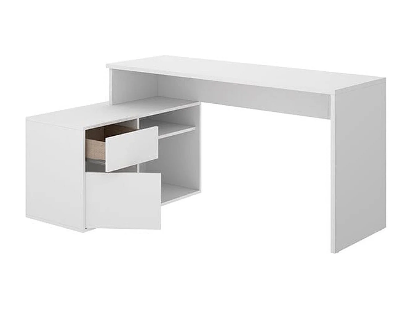 Escritorio Rox 2 opciones de montaje blanco