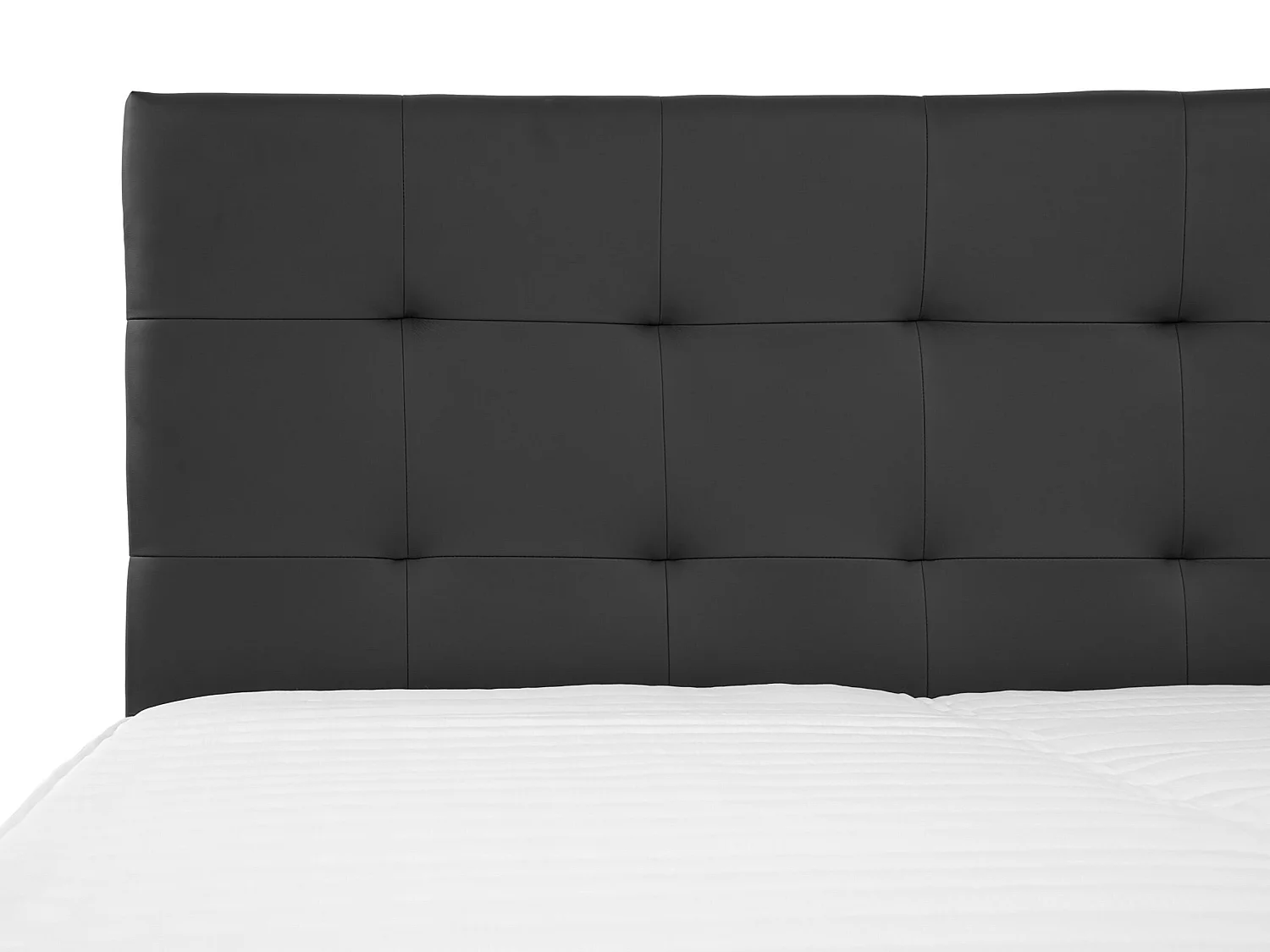 Cama continental Comfivo Osculum I, Doble, Gris oscuro, Tapiz