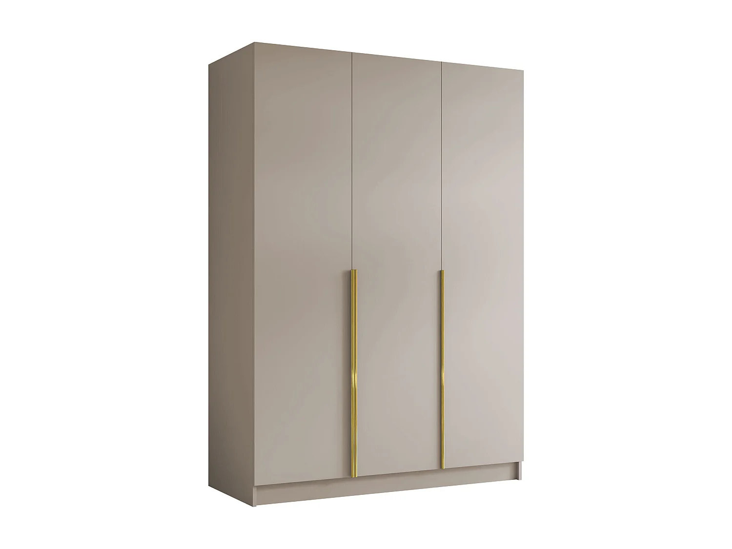 Armoire Closico Decoron I, Cachemire|Doré, 215x150x58cm