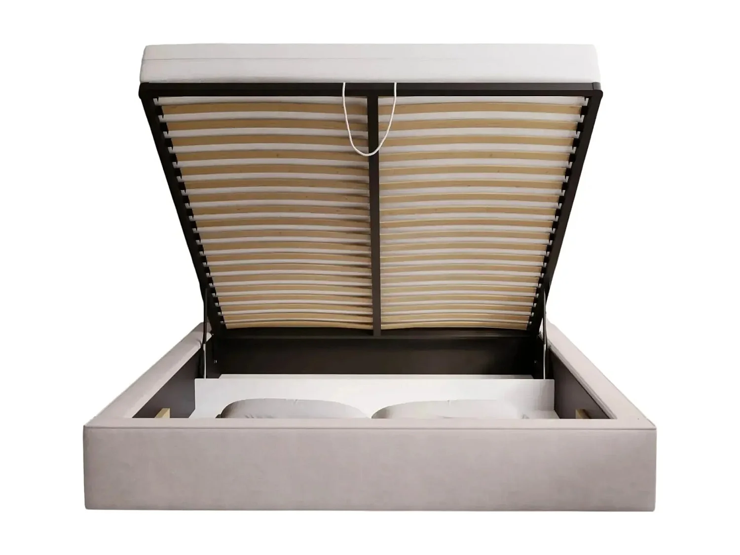 JOSEPHINE - Lit coffre 140x200cm - Rose