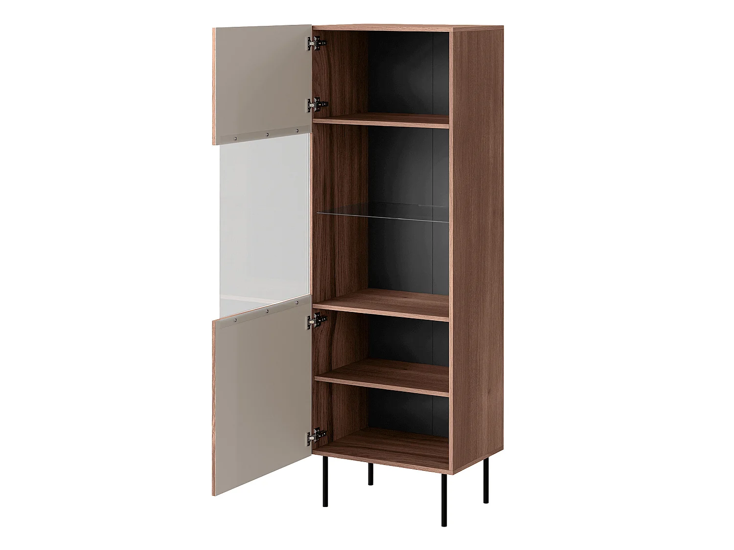 Étagère Fama, Fermé, Stratifié, Le nombre de portes: 1, 18x6x4cm