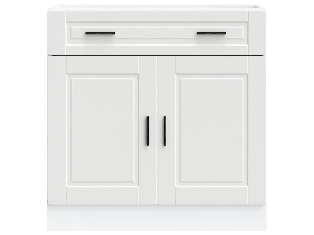 Armoire de cuisine Porto blanc bois d'ingénierie