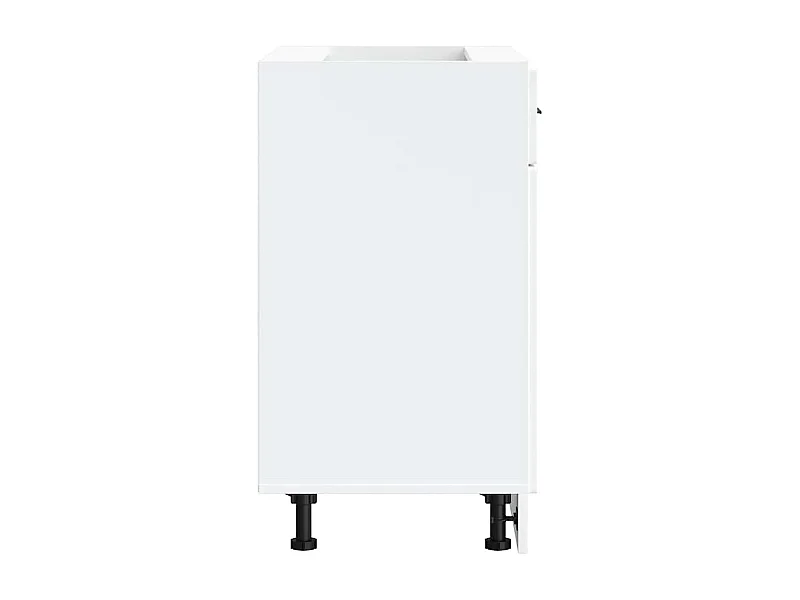 Onderkast "Porto" bewerkt hout wit