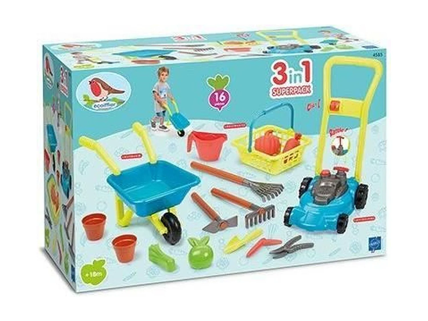 Super pack jardin 3 en 1 ECOIFFIER