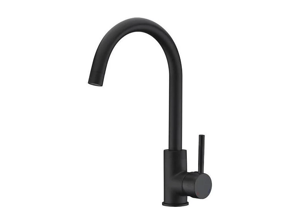 ROUSSEAU Robinet mitigeur de cuisine Koben - Sans douchette - Noir