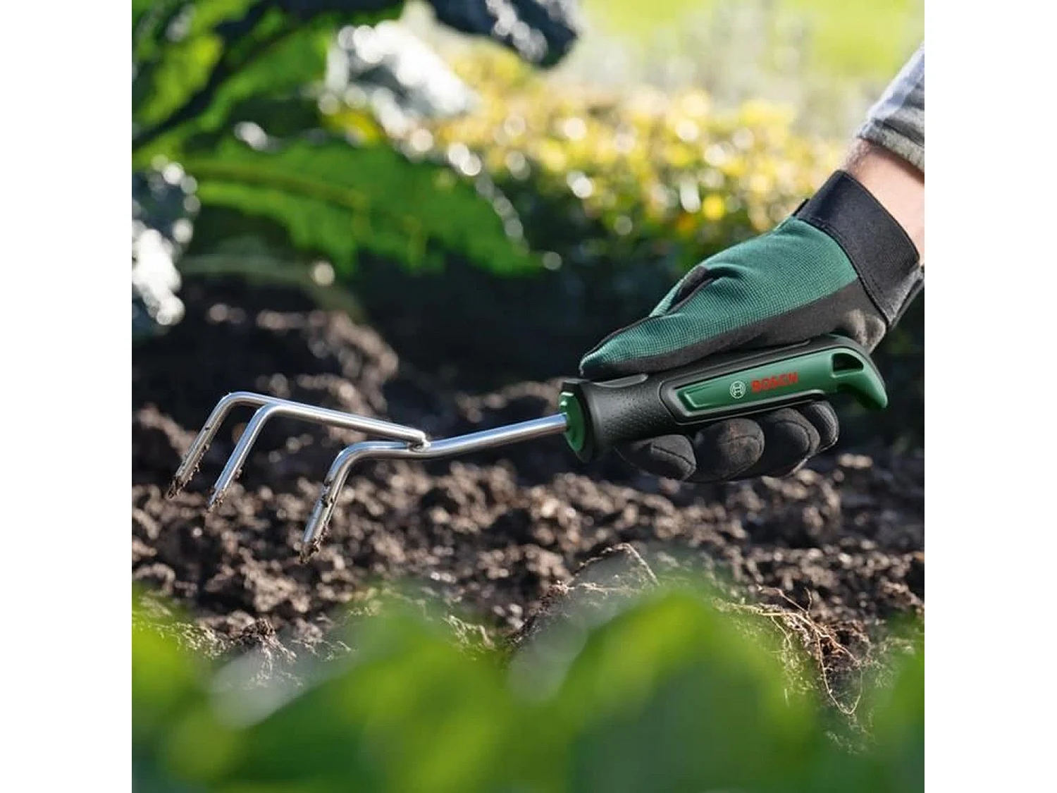 Griffe à main de jardinage inox