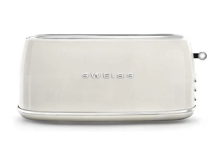 Grille-pain vintage - SWEISS - GRV8 - 2 fentes - 1500 W - Beige