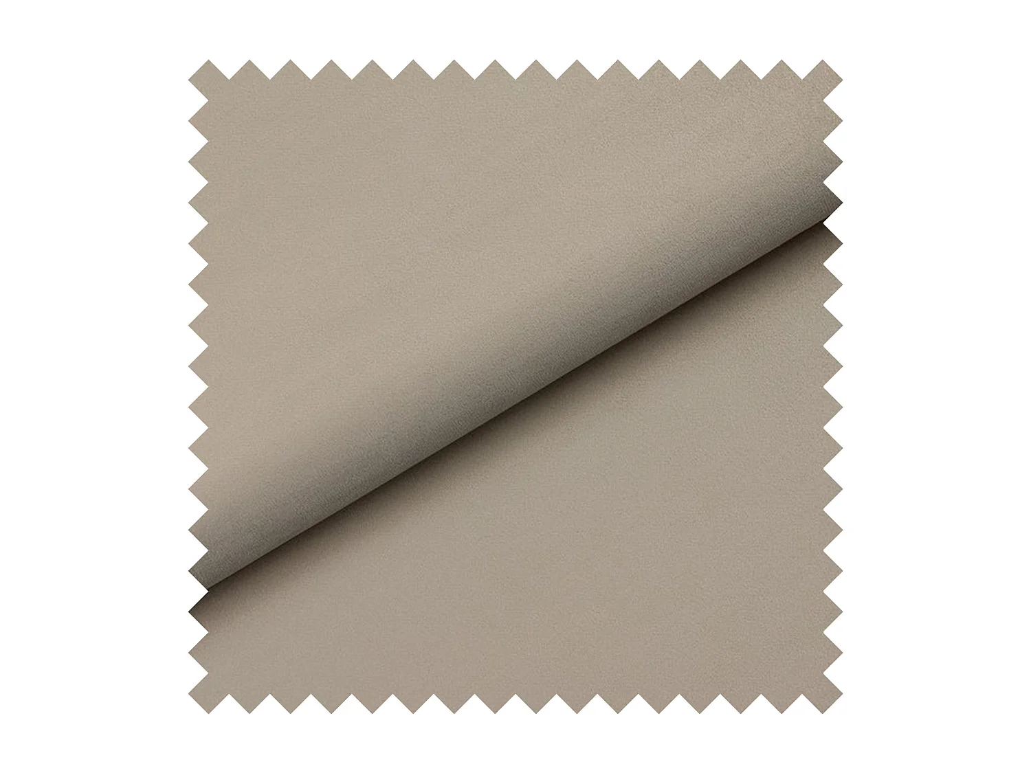 Kinderbed 90x200 met uitvalbeveiliging en hoofdbord rechts – velours – grijsbeige – FANKO