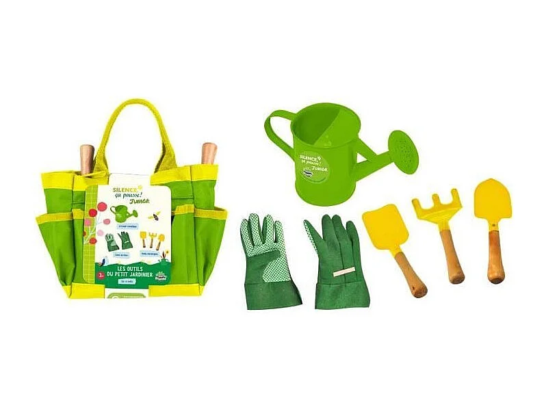 Sac de jardinage 6 Pieces - PLANETE PLANTE - Silence Ça Pousse - Des 3 ans