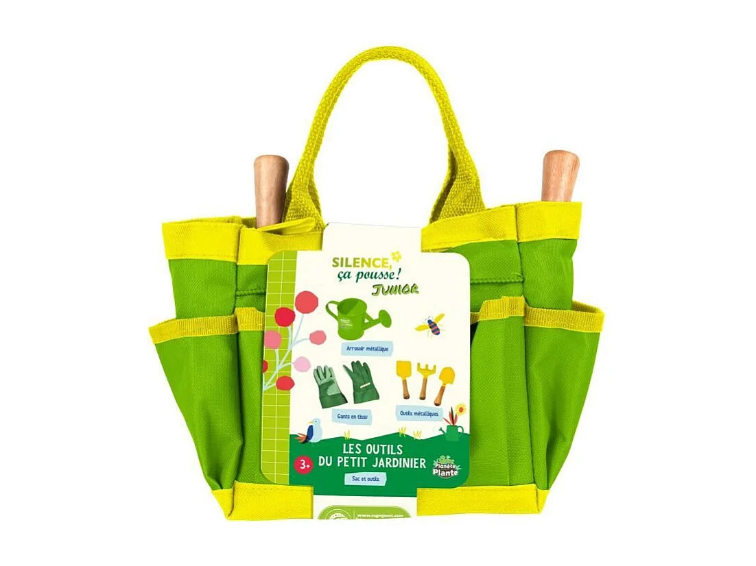 Sac de jardinage 6 Pieces - PLANETE PLANTE - Silence Ça Pousse - Des 3 ans