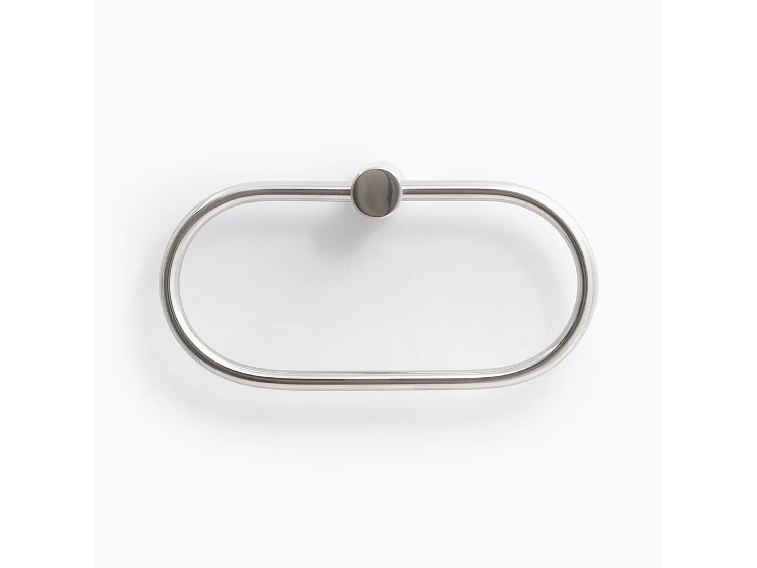 Anneau porte-serviette Piccolo en inox brillant - BATHBAZAAR