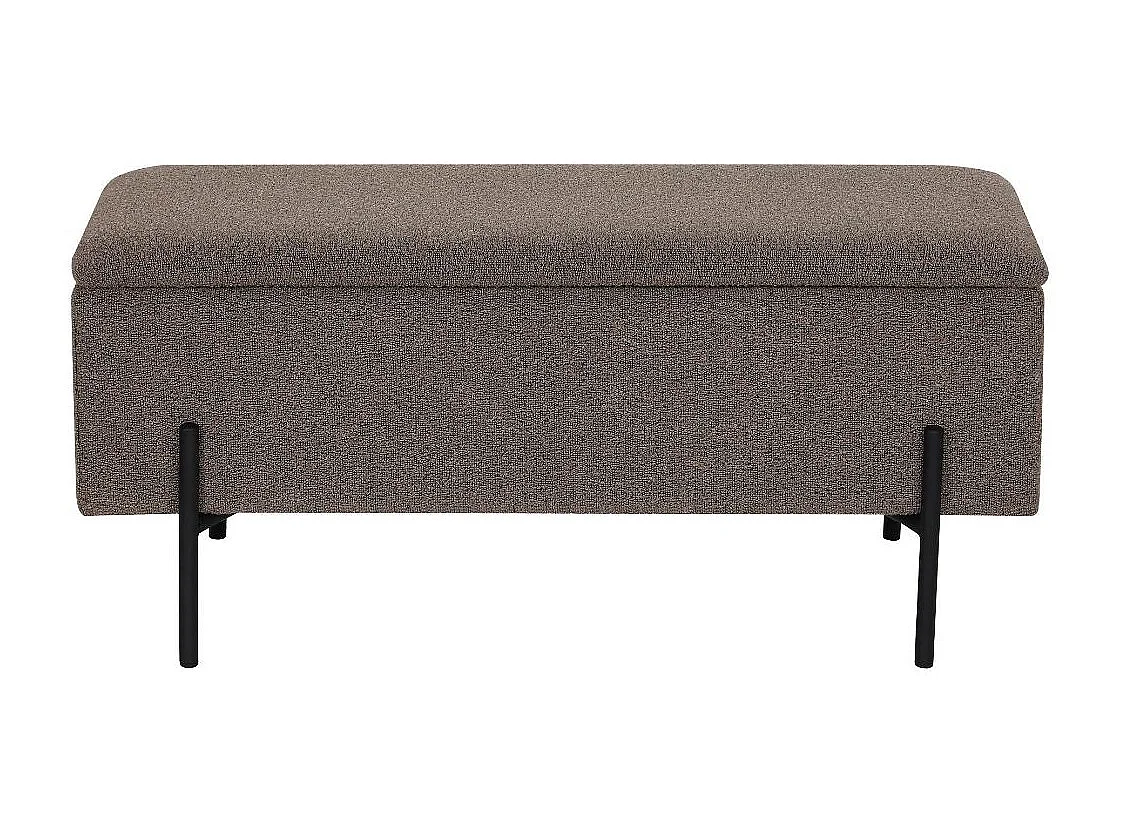 Embla Sitzbank mit Aufbewahrung braun.