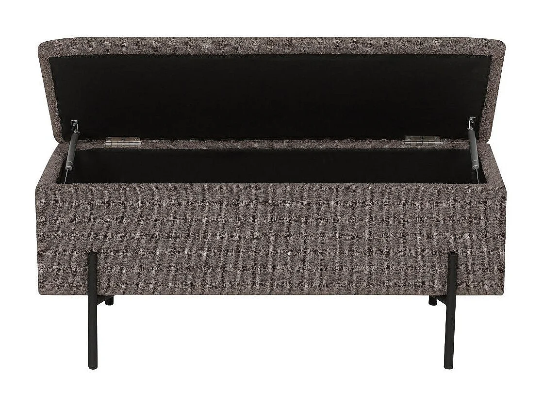 Embla Sitzbank mit Aufbewahrung braun.