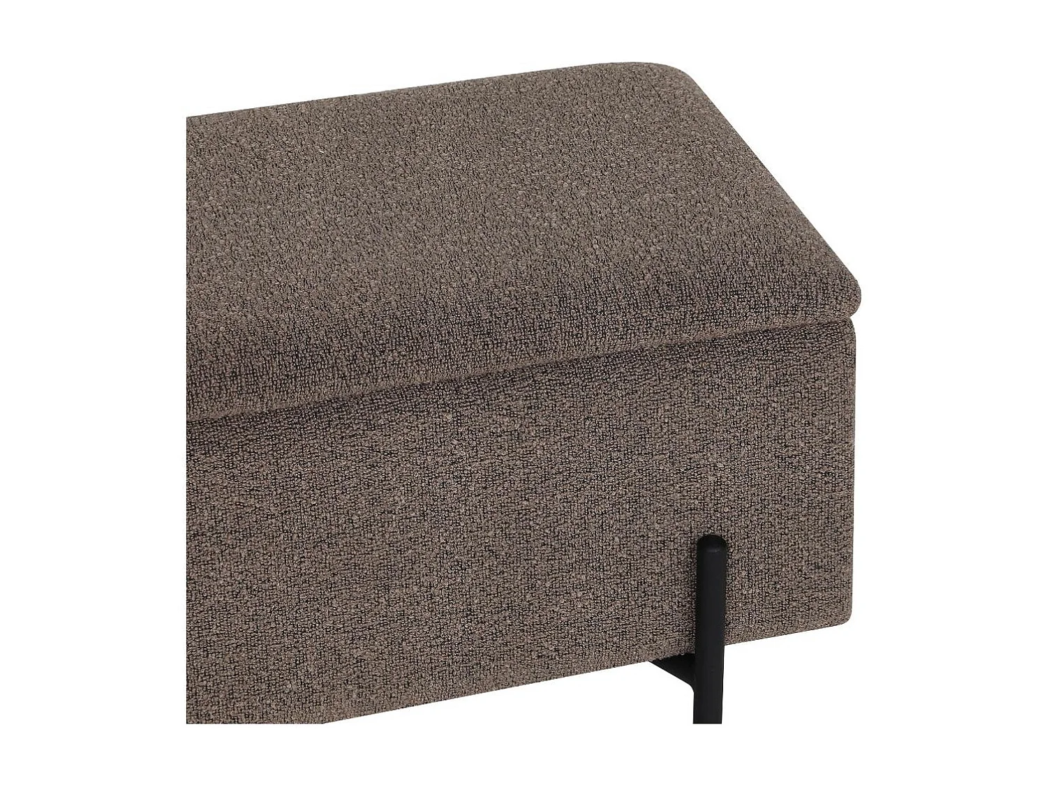 Embla Sitzbank mit Aufbewahrung braun.