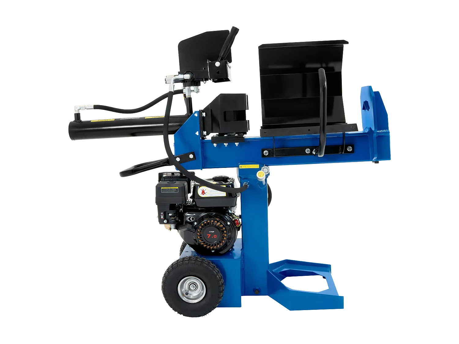 Spaccalegna 15 Ton Idraulico 7HP Benzina Orizzontale Verticale 520mm Legna