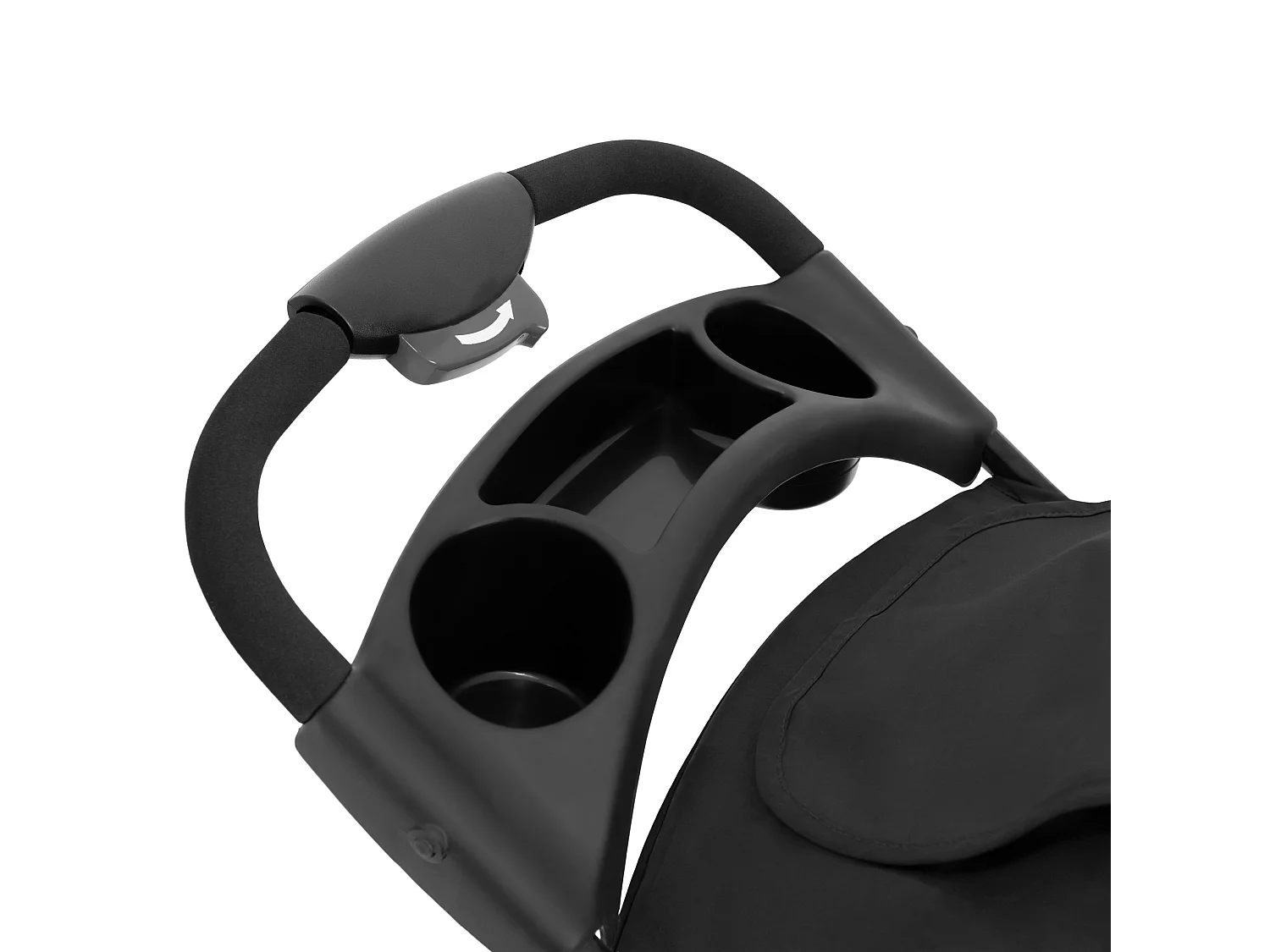 Hondenbuggy inklapbaar - huisdieren - alle terreinen 3 wielen - zwart