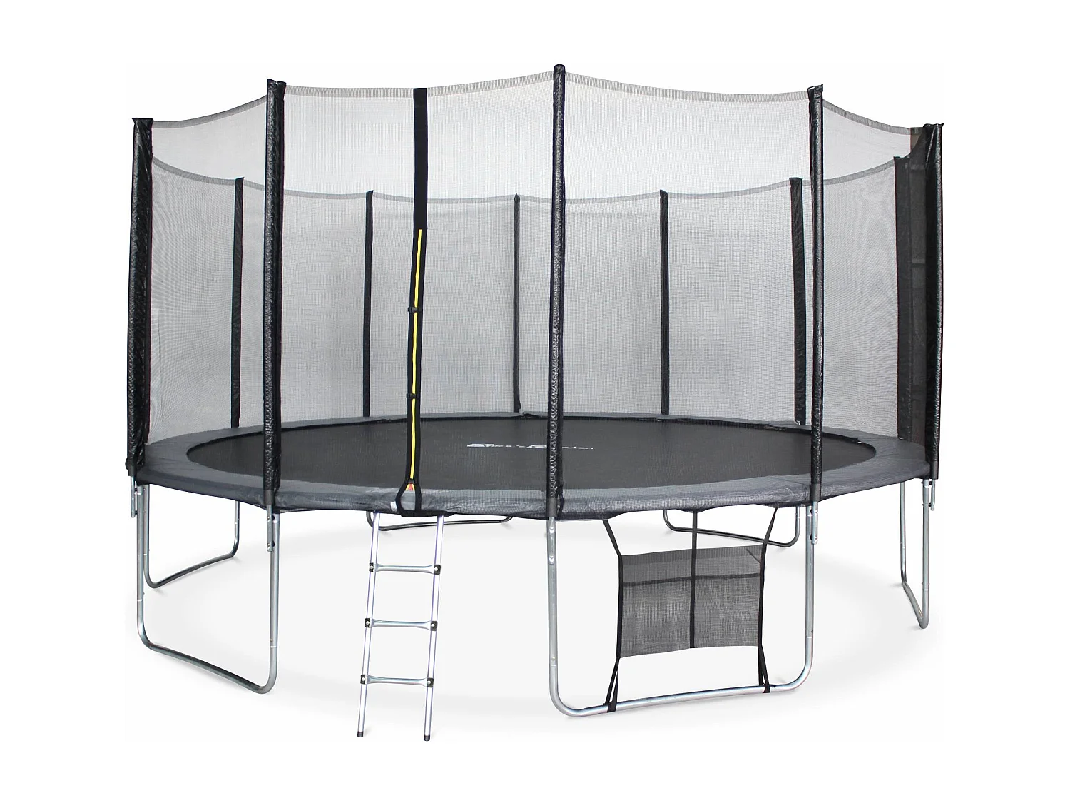 Trampolino 490cm con confezione di accessori, grigio