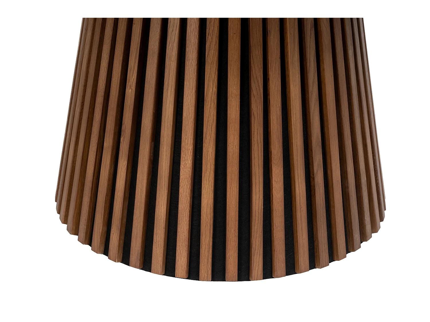 Table à manger extensible 4 à 6 personnes placage chêne - Naturel foncé - CARMIZA
