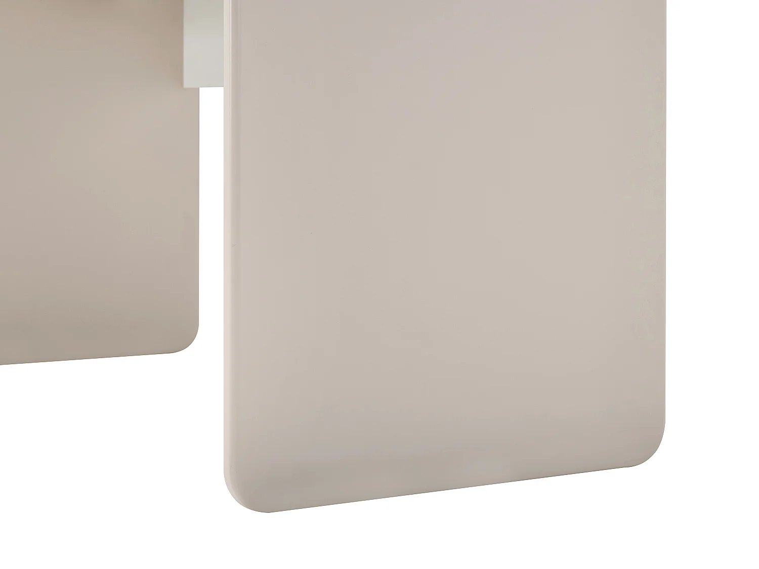 Bureau avec 2 tiroirs – Beige - RYNOVEL